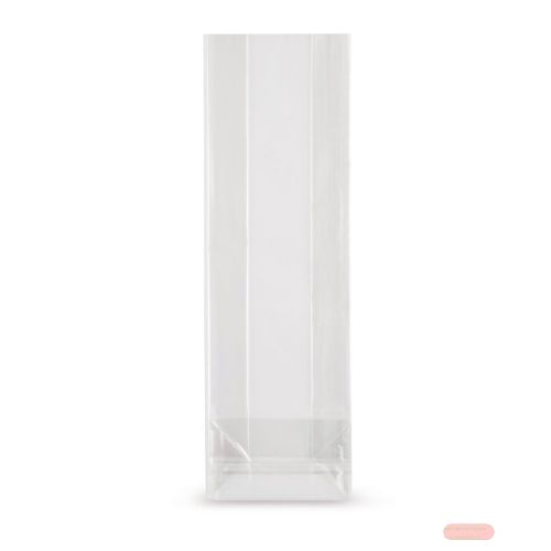 Bild von Blockbodenbeutel 50my, 70 + 40 x 220mm, klar