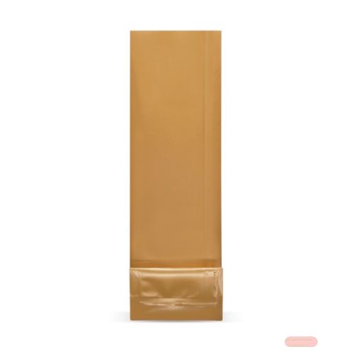 Bild von Blockboden-Beutel 4-lagig, 105+ 65x 297mm, gold