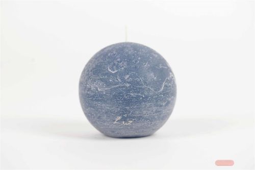 Bild von Rustic Kugelkerze, Ø100mm, ocean