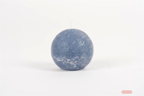 Bild von Rustic Kugelkerze, Ø 80mm, ocean