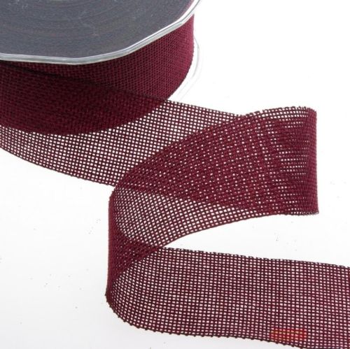 Bild von Band 20m/ 38mm, Shabby Chic, bordeaux