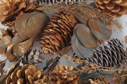 Bild von Exotic, Dekoration L8x 8x H24cm, evening gold