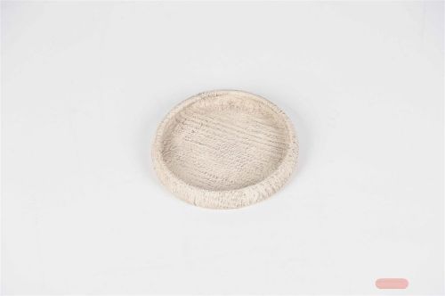 Bild von Rundschale, Crag Ø23x H3.5cm, white