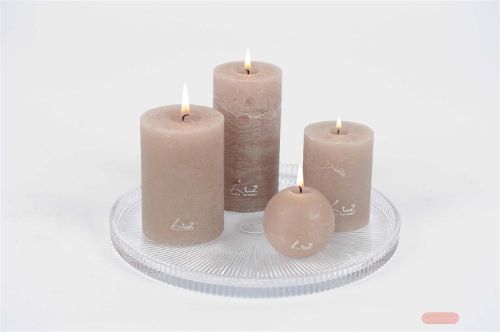 Bild von Untersetzer, Ruffles Ø24.7x H1.8cm, glas