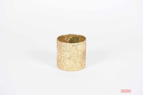 Bild von Windlicht, Votiv Fagus Ø10x H10cm, gold