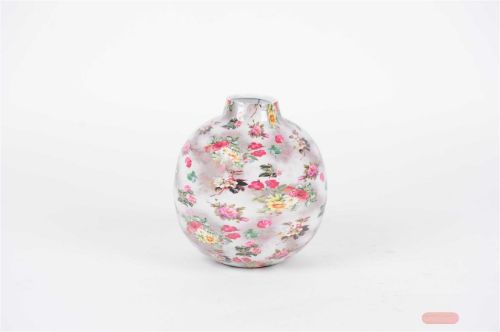 Bild von Vase, Alu Florero Florero Ø21x H20cm, ecru