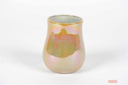 Bild von BlumenVase, Gleaming Ø14x H18cm, curry