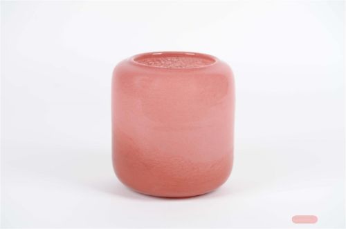 Bild von Glasvase, Base Ø20x H19cm, rouge