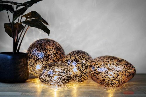 Bild von Luminary, elliptische L30x 20x H20cm, black glare