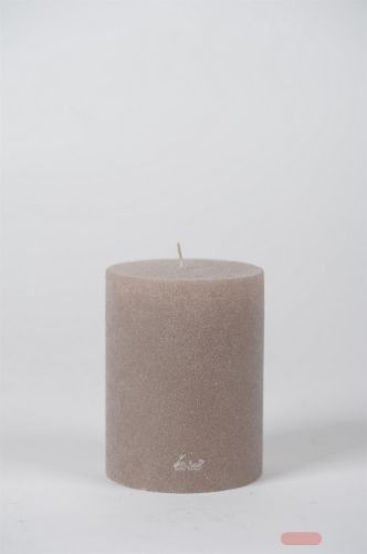 Bild von Velvet Zylinderkerze, 13cm x Ø100mm, portobello*