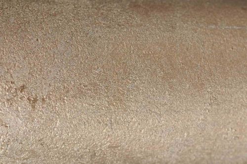 Bild von Metallic Kubuskerze, 10cm x Ø7cm, antikgold*