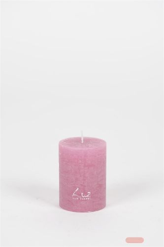 Bild von Rustic Zylinderkerze,   8cm x Ø60mm, orchidee