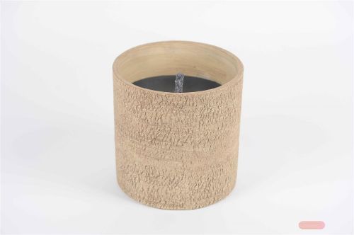 Bild von Outdoor KerzenTopf, Sandklippe 26x Ø25cm, sand