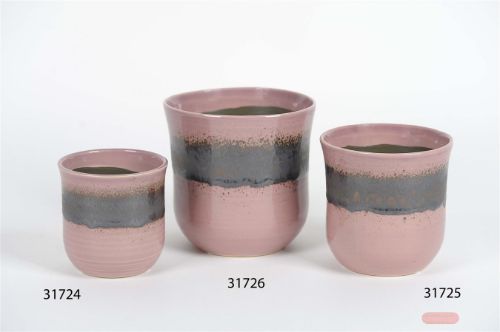 Bild von Blumentopf, Flash Ø12.5x H12.5cm, purple