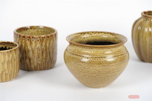 Bild von Blumentopf, Miel - bauchig Ø23x H17cm, honig