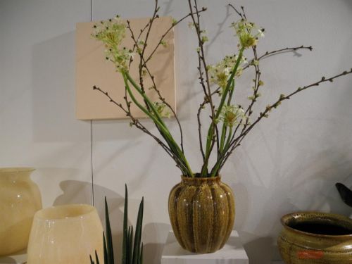 Bild von BlumenVase, Miel Ø17x H18cm, honig