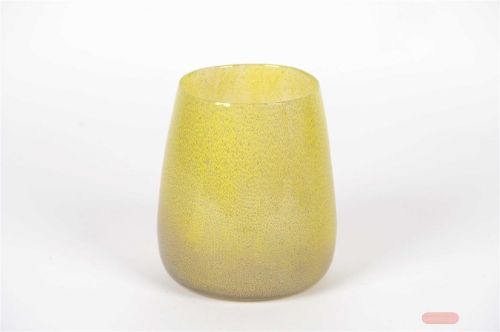 Bild von Glasvase, Golden Ø18.6x H21.3cm, green