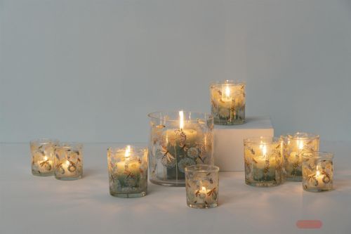 Bild von Windlicht, Champ d'été Ø7x H8cm, ivoire