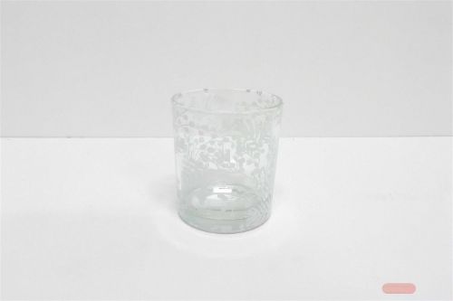 Bild von Windlicht, Blomsterprint Ø7x H8cm, white