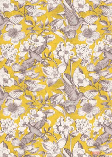 Bild von Bogen 70x 100cm, Colibri, gelb