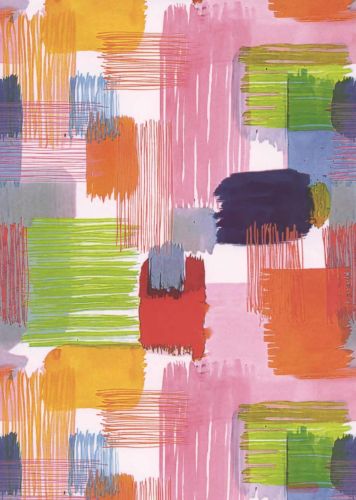 Bild von Bogen 70x 100cm, Salento Flecken, bunt