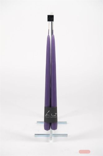 Bild von Tauchkerze, 30cm x 22mm - 1 Paar, violett*