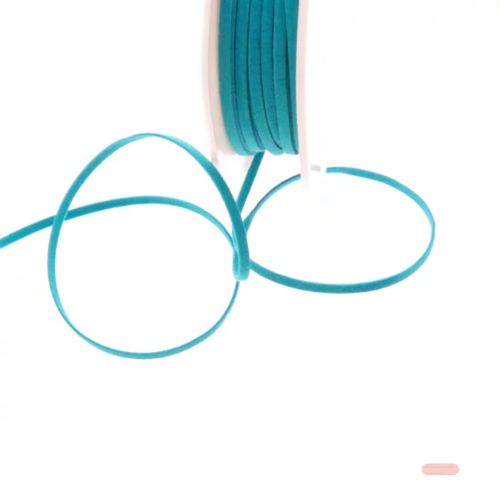 Bild von Band 25m/ 3mm, Lederkordel, türkis