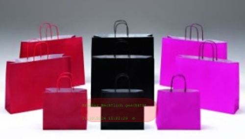 Bild von Tasche, B40+12x H31cm - Kordel, d'blau