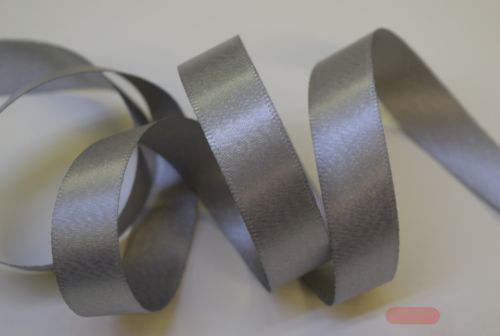 Bild von Band 25m/ 15mm, Uni mit Lurexschuss, altsilber