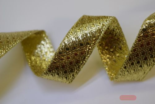 Bild von Band 25m/ 40mm, Lurex, gold