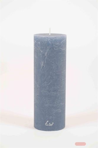 Bild von Rustic Zylinderkerze, 15cm x Ø50mm, ocean