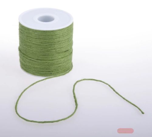 Bild von Band 100m/ 2mm, Jute-Schnur, olive