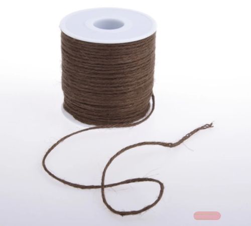 Bild von Band 100m/ 2mm, Jute-Schnur, d'braun