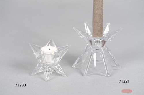 Bild von Kerzenständer, Sespinta Ø9.5x H7cm, glas