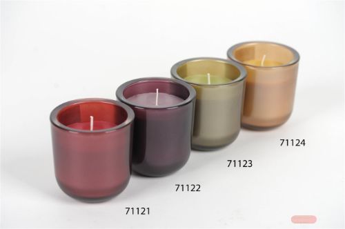 Bild von Duftkerze, Glas Ø9x H9cm - Tender Touch, red*