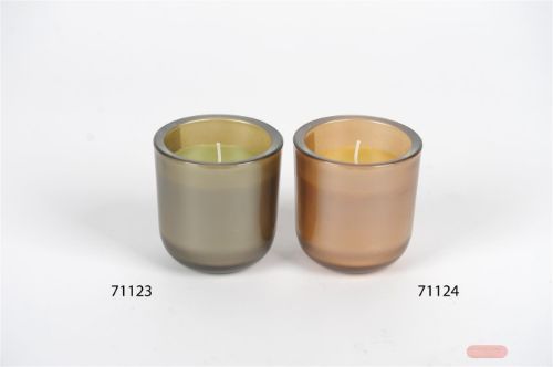 Bild von Duftkerze, Glas Ø9x H9cm - Meadow Mystery, green*