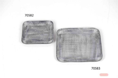 Bild von Aluschale, Brindle L26x 26x H2cm, schwarz