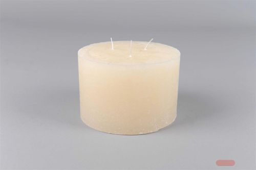 Bild von 3-Docht Zylinderkerze, H10cm x Ø150mm, mondstein