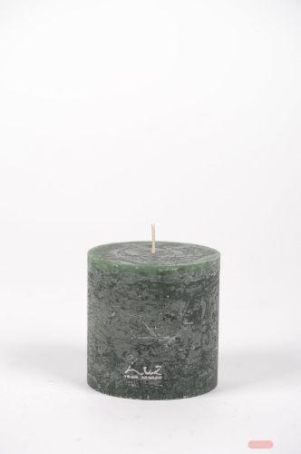 Bild von Rustic Zylinderkerze,   9cm x Ø90mm, eiben