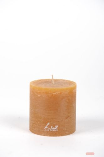 Bild von Rustic Zylinderkerze,   9cm x Ø90mm, bienenwachs