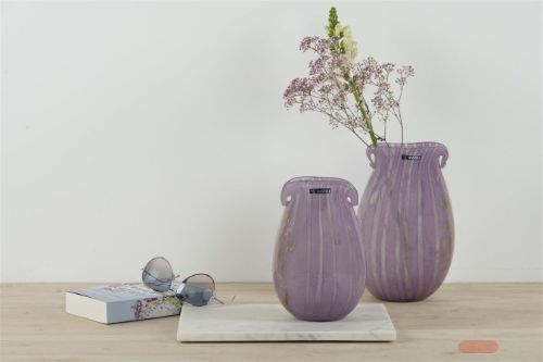 Bild von Glasvase, Luna L17.5x 8x H18cm, lilla