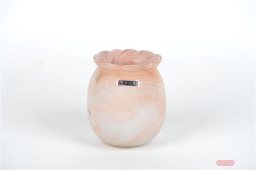 Bild von Glasvase, Cloud Ø15.5x H17cm, coral