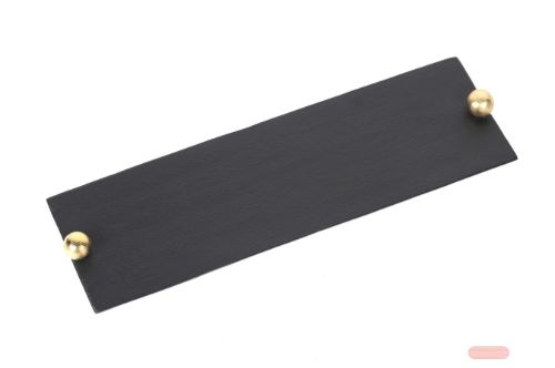 Bild von Untersetzer, Alu mit Goldriff - L60x B18cm, black