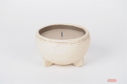 Bild von Outdoor Kerzen Topf, Joufflu Ø21.5x H13.5cm, blanc