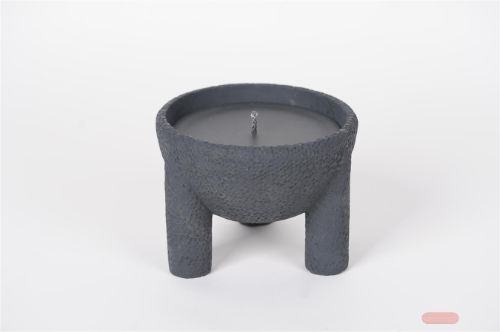 Bild von Outdoor Kerzen Topf, Tub Ø20x H15cm, black