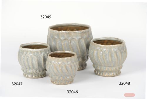 Bild von Blumentopf, Sjiek Keramik Ø14.5x H12.2cm, grau