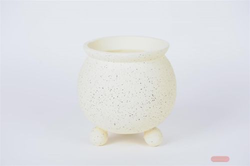 Bild von Blumentopf, Joufflu Cement Ø23.5x H23cm, blanc