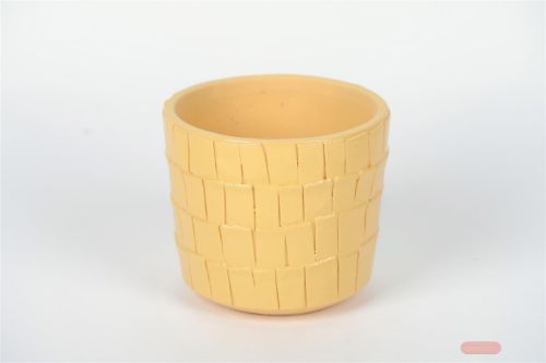 Bild von Blumentopf, Yummy Ø18x H16cm, gelb