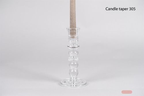 Bild von Kerzenständer, Colonel Ø11x H23cm, glas