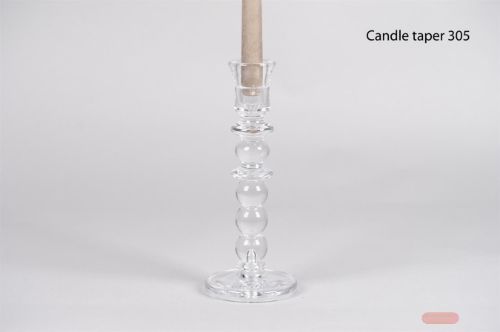 Bild von Kerzenständer, Colonel Ø11x H27cm, glas